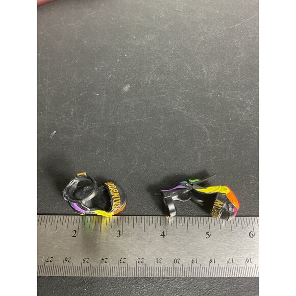 Rainbow High Doll Shoes High Heels Multicolor Strap Sandals Black - Picture 5 of 5